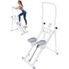 TCICOP Stepper per scale pieghevole, per la casa, Vertical Climber | Pedale pieghevole con LCD, maniglia regolabile e pedali, capacità di carico 150 kg, stepper fitness