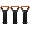 DEEPCRAFF 3 Pezzi Morsetto per Punta Stecca da Biliardo 13mm in ABS e Gomma | Strumento Multifunzione Affidabile, Adatto a Stecche da Biliardo e Pool, per Manutenzione Essenziale