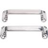 Akozon Maniglia di Presa per Barca, Corrimano Nautico 120 Mm 2 Pezzi in | Acciaio Inox 316 Lucido a Specchio, per Porte RV, Yacht, Bagni, Cucine e Scale