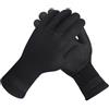 DEEPCRAFF Guanti da Sub Antiscivolo Termici in Neoprene e Tessuto Neri | Elasticità Elevata, Protezione per Mani in Acqua, Adatti a Kayak e Sport Acquatici