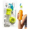 Generic Adattatore per bottiglia d'acqua con bocchino coperchio antipolvere a prova | Coperchio riutilizzabile con cannuccia per bambini per bevande, sport, ufficio, scuola, escursioni, campeggio e viaggi