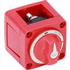 aqxreight Interruttore a Manopola Batteria 300A Doppio Circuito 4 Fili Protezione Accensione Rimovibile IP66 Impermeabile Marine RV Yachts