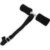 ABOOFAN Dispositivo Sit Up Regolabile Nero in Acciaio e Nylon per Allenamento | Aiuto per Crunch e Addominali, Uso Domestico e Routine Sportive, Facile da Usare, Struttura in Acciaio e Nylon