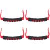GLEAVI 2 Paia Maniglie di Ricambio per Kayak e Barca, Rosse | Struttura Robusta in PVC e Pp, Impugnatura Ergonomica, Installazione Semplice, per Kayak e Barca
