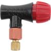 TOYANDONA Testina di Gonfiaggio Bici Portatile per Bombola Co2 in Lega di Alluminio | Compatibile Cilindro Co2, Regolazione Uscita Aria, Design Antideflagrante, Colore Casuale