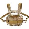 JECOMPRIS Marsupio da Petto Multifunzione per Uomo, Borsa Sportiva Outdoor | Tasche Multiple, Cinghie Regolabili, Tessuto Oxford, Uso Corsa e Attività All'aperto, Vestibilità Comoda