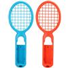 aqxreight Coppia Controller di Rilevamento del Movimento con Impugnatura per Racchetta da Tennis per Accessori per Console di Gioco Durevole e Molto più Racchetta da TennisRacchetta da (Rosso + blu