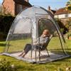 WRYsqbhjyb Tenda Pop‑up Trasparente, Rifugio a Cupola in PVC con Telaio Fibra di Vetro | Rifugio Pop‑up Trasparente, Tessuto PVC Impermeabile, 2‑3 Persone, Ideale per Giardino, Pesca sul Ghiaccio