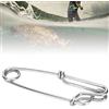 Generic Ganci per Tonno in Acciaio Inox, Snap Ad Alta Tensione per Palangari | Resistente alla corrosione, leggero e portatile, per vari di pesca