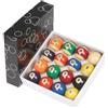 Folpus Palle da Pool Numerate brillanti, Palle da Biliardo con Macchie e Strisce, Colorate, Attrezzatura Sportiva, per sala gioco, Casa