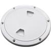 MAGICLULU Copertura Boccaporto Rotonda ABS Antiscivolo per Yacht e Camper | Colore Argento, Installazione Verticale o Orizzontale, Ispezione e Manutenzione, Coperchio Rimovibile