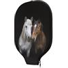 Generic Custodia Per Racchetta Da pickleball Horse Print pickleball Paddle Cover | Impermeabile Universale pickleball Covers Per uomini e donne sport Allenamento
