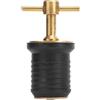 aqxreight Tappo di Scarico con Maniglia a T in Ottone per Barche Marine Design in Gomma e Ottone per Yacht e, Tappo di Drenaggio da 0,6 Pollici (1 Pollice)