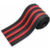 Qianly Striscia Antiusura PVC Spesso Attrezzatura Nautica AntiGraffio per Ambienti Marini, Nero E Rosso, 5 Metri, Larghezza 11 Cm