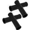 iplusmile 4 Pezzi Impugnature Antiscivolo per Pagaia Kayak 30mm in TPE Nere | Canoa e Sport Acquatici, Montaggio Facile, Design Ergonomico, Riduce Fatica, per Aste da 30mm