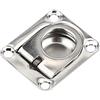 aqxreight Maniglie per Anelli per Portelli per Barche Anello di Sollevamento per Porte per Yacht Durevole in Acciaio Inossidabile 304 Argento 44x38mm/1,7x1,5 Pollici Accessorio per Cabina