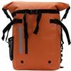 MotiveTech Zaino Impermeabile Borsa Stagna Sacca a Tenuta Zaino da Trekking con Costruzione Sigillata per Attività in Acqua E All'aperto Adatto per, Arancione, Arancione, size to 3