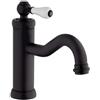 Jacuzzi Miscelatore lavabo nero opaco Jacuzzi Rubinetteria serie Tosca per piletta click clack