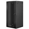 Lanberg Armadio Rack Lanberg a muro WF01-6627-10B (27U 1300 mm / 600 mm / 600 mm Glass 19'' nero) [WF01-6627-10B]