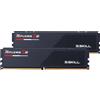 G.skill Ram Memory Module DDR5 96GB G.Skill Ripjaws S5 5200MHz CL40 1.1V Nero 2pz [F5-5200J4040A48GX2-RS5K]