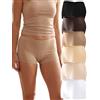 ALL OF SHE Boxer Donna Cotone Morbido - Culotte Donna Traspiranti, Mutande Donna Cotone Elasticizzate e Confortevoli per Uso Quotidiano, 6 Pezzi, Taglie S-XXL