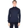 Ciabalù Maglione Lupetto Uomo in Lana Merinos Made in Italy Pullover Dolcevita Mezzo Collo Extrafine