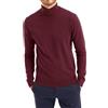 VEQUÈ Maglione Uomo Invernale Collo Alto Lana Cashmere Slim Maglia Pullover veque