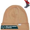 Merino.tech Cappelli in Lana Merino per Uomo e Donna - Berretto con Risvolto in Lana - Cappelli Invernali per Uomo e Donna Essenziale per l'Inverno