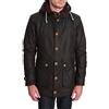 Barbour Ashby Wax Jacket Parka Game in Cotone Cerato MWX0698OL71 Colore Oliva