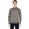 Ciabalù Maglione Lupetto Uomo in Lana Merinos Made in Italy Pullover Dolcevita Mezzo Collo Extrafine