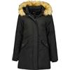 Canadian Peak Dinastipeak Lady - Parka Longue Epaisse Chaude Femme Automne Hiver - Manteau Fin Capuche Fausse Fourure - Blouson Coupe Vent - Doudoune Elegante Femmes