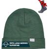 Merino.tech Cappelli in Lana Merino per Uomo e Donna - Berretto con Risvolto in Lana - Cappelli Invernali per Uomo e Donna Essenziale per l'Inverno