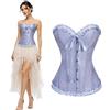 SilverChry Corsetto per Donne, Corsetto Stringivita, Bustino Donna Elegante, Bustier Donna Corpetto Top, Corsetti Bustino Vintage Gotico