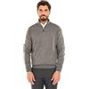 Ciabalù Cardigan Uomo Lana e Cashmere con Zip Maglione con Cerniera al Petto Collo Alto