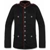Generisch Cappotto steampunk da uomo Hussar Napoleon militare drumers vittoriano cortile parata rinascimentale medievale giacca uniforme gotica frack pirata vampiro cosplay