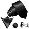 GASSANI Set Cravatta 3 Pezzi 8,5cm, in Satin, 29 Tonalità