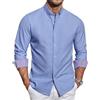 COOFANDY Camicia Oxford Uomo Button-Down Manica | Camicia Oxford da uomo in cotone, a maniche lunghe, con bottoni, ideale per ufficio, tempo libero e occasioni formali