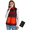 Telguua Gilet Riscaldato Donna con PowerBank 10000mAh Giubbotto Riscaldata | 4 zone di riscaldamento/3 livelli di temperatura Leggero Lavabile in lavatrice Per Il Calore Attività All'Aperto