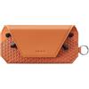 VULKIT Custodia per occhiali da vista in pelle portatile per donne e uomini, custodia sottile per occhiali da sole, custodia per occhiali unisex
