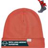 Merino.tech Cappelli in Lana Merino per Uomo e Donna - Berretto con Risvolto in Lana - Cappelli Invernali per Uomo e Donna Essenziale per l'Inverno