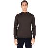 Ciabalù Maglione Lupetto Uomo in Lana Merinos Made in Italy Pullover Dolcevita Mezzo Collo Extrafine