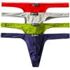 YUFEIDA Perizomi, String e Tanga da Uomo Intimo in modalità Comfort, Perizoma Sexy a Vita Bassa, Slip, Confezione di Intimo