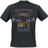 Led Zeppelin Inglewood Uomo T-Shirt Nero 100% Cotone Regular