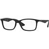 Ray-Ban 7047 Occhiali opachi trasparenti Uomo
