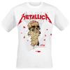 Metallica One Landmine Uomo T-Shirt Bianco 100% Cotone Regular