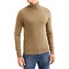 VEQUÈ Maglione Uomo Invernale Collo Alto Lana Cashmere Slim Maglia Pullover veque