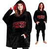 Stranger Things Felpa Coperta Uomo - Felpe Oversize in Pile Uomo Donna