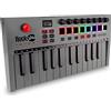 RockJam Go 25 Key USB & Bluetooth MIDI Keyboard Controller con 8 Drum Pad Retroilluminati, 8 Manopole