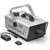 Glowingstage Macchina per Schiuma 1000W, Macchina per neve con telecomando e controllo via cavo, serbatoio da 1 litro per Natale, matrimoni, fotografia, feste, palchi per bambini, sfilate