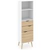 Etna Esidra, Delta, Libreria, Bianco, 50 x 39 x 171 cm